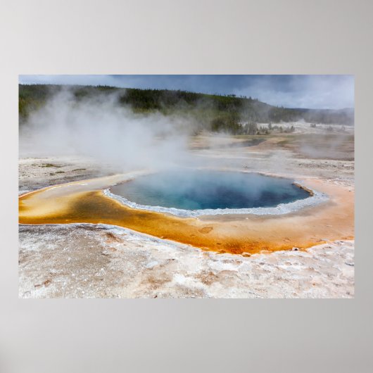 Hotspring in Yellowstone Poster (Voorkant)