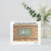 HotSprings, AR Quapaw Dome Tegels II Gifts Apparel Briefkaart (Staand voorkant)