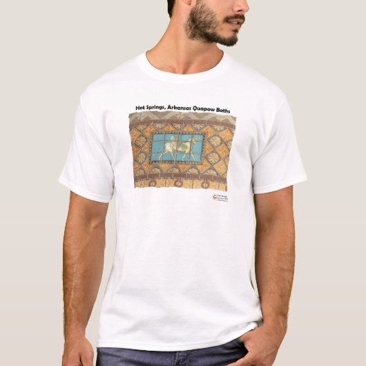 HotSprings, AR Quapaw Dome Tegels II Gifts Apparel T-shirt (Voorkant)