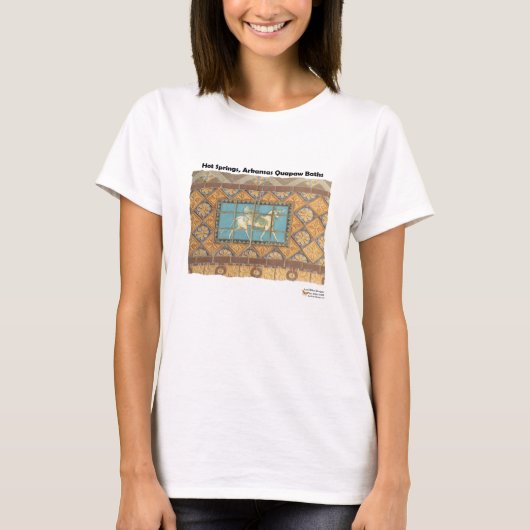 HotSprings, AR Quapaw Dome Tegels II Gifts Apparel T-shirt (Voorkant)