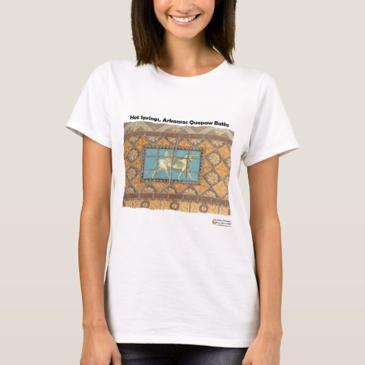 HotSprings, AR Quapaw Dome Tegels II Gifts Apparel T-shirt (Voorkant)