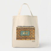 HotSprings, AR Quapaw Dome Tegels II Gifts Apparel Tote Bag (Voorkant)