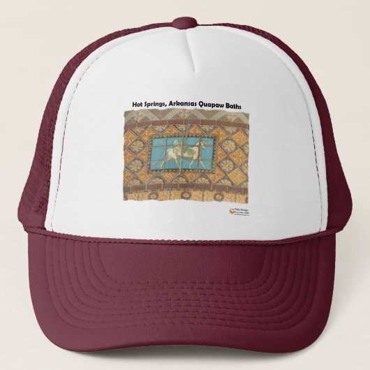 HotSprings, AR Quapaw Dome Tegels II Gifts Apparel Trucker Pet (Voorkant)