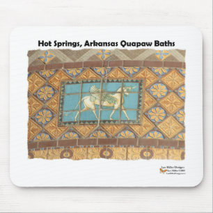 HotSprings, AR Quapaw Koepel Tegels II Cadeaus Kle Muismat