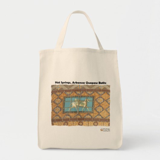 HotSprings, AR Quapaw Koepel Tegels II Cadeaus Kle Tote Bag (Voorkant)