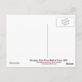 Hotspur, First Prize Bull in Utica, 1863 Briefkaart (Achterkant)