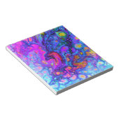 Hotste art trends verfgieten Violet Isle Notitieblok (Schuin)