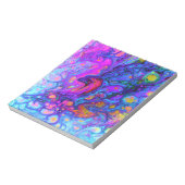 Hotste art trends verfgieten Violet Isle Notitieblok (Linkerzijde)