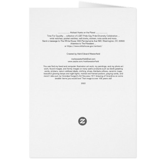 Hotste Hunks op de Planet Buff Santa (Achterkant)