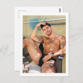 Hotste Hunks op de Planet Time for Equality Post Briefkaart (Voorkant / Achterkant)