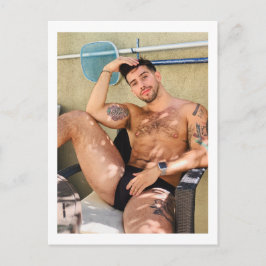 Hotste Hunks op de Planet Time for Equality Post Briefkaart