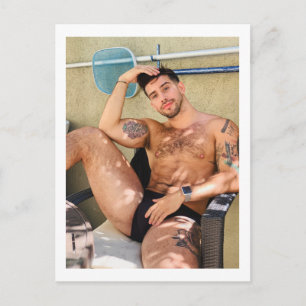 Hotste Hunks op de Planet Time for Equality Post Briefkaart