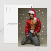 Hotste Hunks op het Planet Buff Santa Briefkaart (Voorkant / Achterkant)