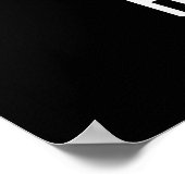 Hottea Funny Hot Tea Pun Dark BG Poster (Hoek)