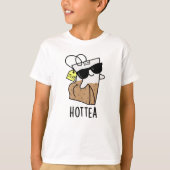 Hottea Grappige Hot Tea Pun T-shirt (Voorkant)