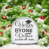 Hotter By One Degree Graduation black and white Sneeuwbol (Kerstmis)