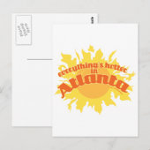 Hotter in Atlanta Briefkaart (Voorkant / Achterkant)