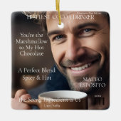 Hottest Cocoa Drinker magazine boyfriend Keramisch Ornament (Voorkant)