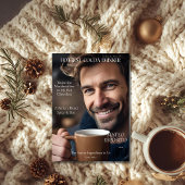 Hottest Cocoa Drinker Magazine Cover Feestdagenkaart