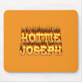 Hottie Joseph Fire en vlammen Muismat