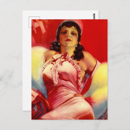 hottie uit 1930 briefkaart (Voorkant / Achterkant)