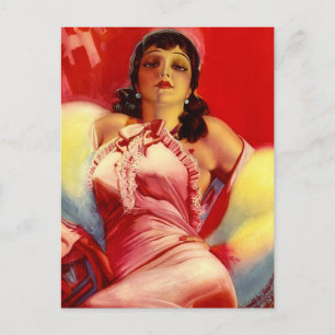 hottie uit 1930 briefkaart