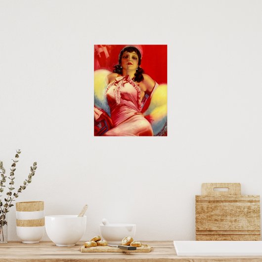 hottie uit 1930 poster (Keuken)