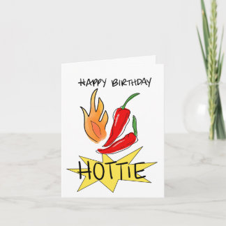 hottie verjaardagskaart bedankkaart