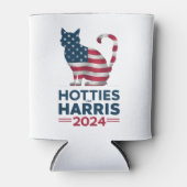 Hotties voor Harris 2024 Cat Ladies Kamala Harris Blikjeskoeler (Voorkant)