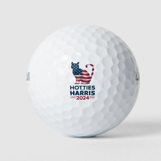 Hotties voor Harris 2024 Cat Ladies Kamala Harris Golfballen