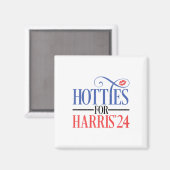 Hotties voor Harris 2024 Magneet (Voorkant / Achterkant)