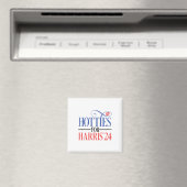 Hotties voor Harris 2024 Magneet (Insitu (Vaatwasser))