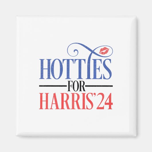 Hotties voor Harris 2024 Magneet (Voorkant)