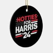 Hotties voor Harris 24 Keramisch Ornament (Rechts)