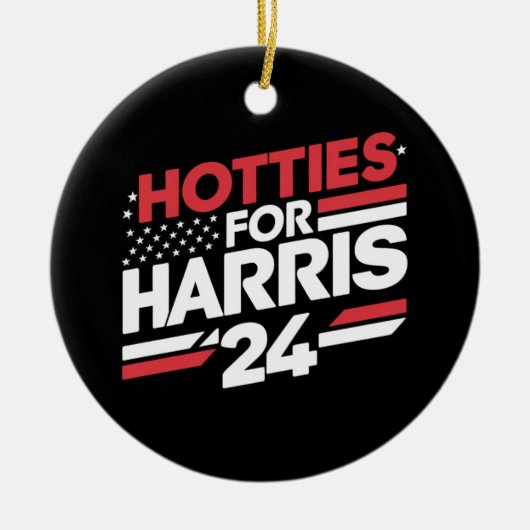 Hotties voor Harris 24 Keramisch Ornament (Voorkant)
