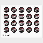 Hotties voor Harris 24 Ronde Sticker (Vel)