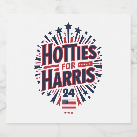 Hotties voor Harris Bier Etiket (Enkel label)