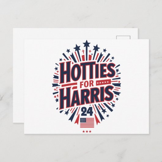 Hotties voor Harris Briefkaart (Voorkant / Achterkant)