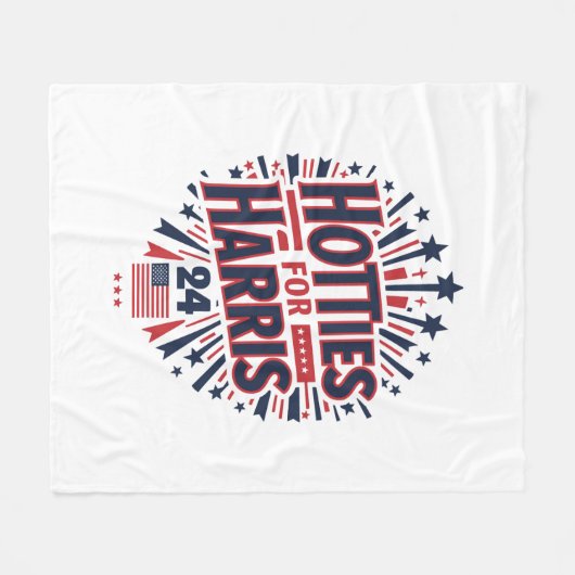 Hotties voor Harris Fleece Deken (Voorkant (Horizontaal))