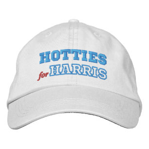 Hotties voor Harris Kamala Funny Politieke vader P Geborduurde Pet