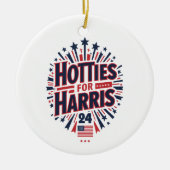 Hotties voor Harris Keramisch Ornament (Voorkant)