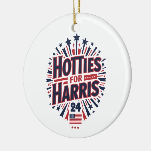 Hotties voor Harris Keramisch Ornament (Links)