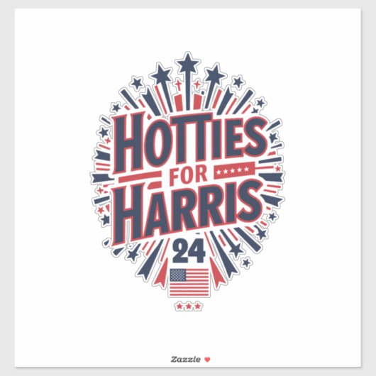 Hotties voor Harris Sticker (Vel)