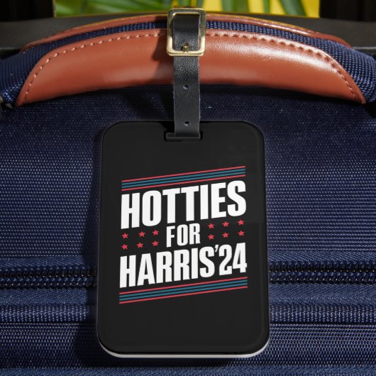 Hotties voor Kamala Harris 2024 Bagagelabel (Voorkant Insitu 2)