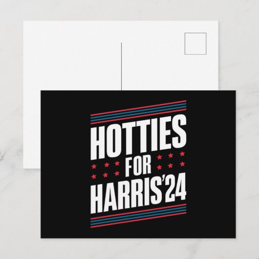 Hotties voor Kamala Harris 2024 Briefkaart (Voorkant / Achterkant)