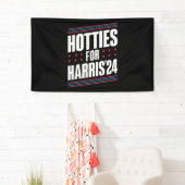 Hotties voor Kamala Harris 2024 Spandoek (Insitu)