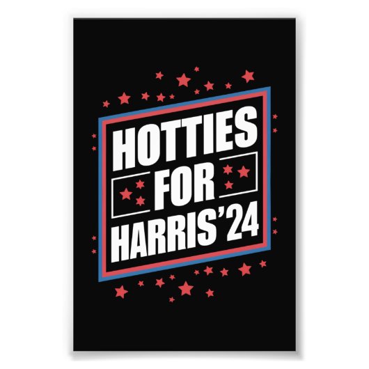 Hotties voor Kamala Harris Foto Afdruk (Voorkant)