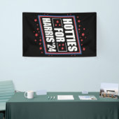 Hotties voor Kamala Harris Spandoek (Beurs)