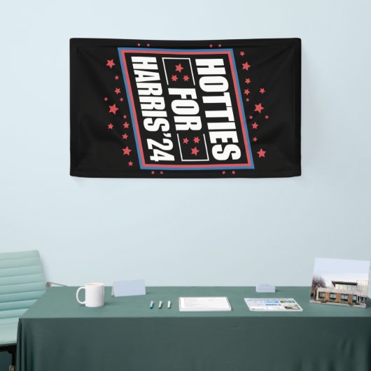 Hotties voor Kamala Harris Spandoek (Beurs)