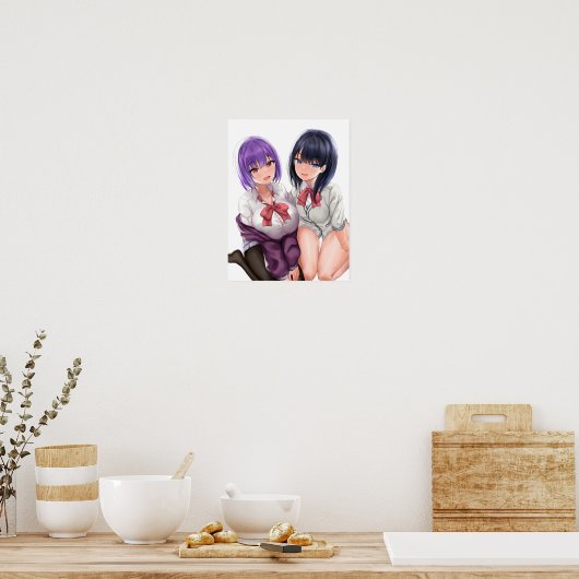 Hotties voor schoolmeisjes poster (Keuken)